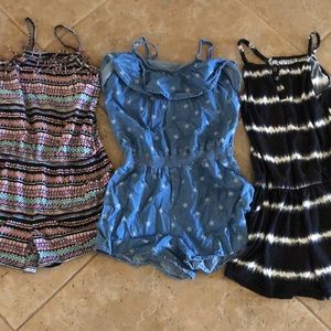 Girls Romper Bundle